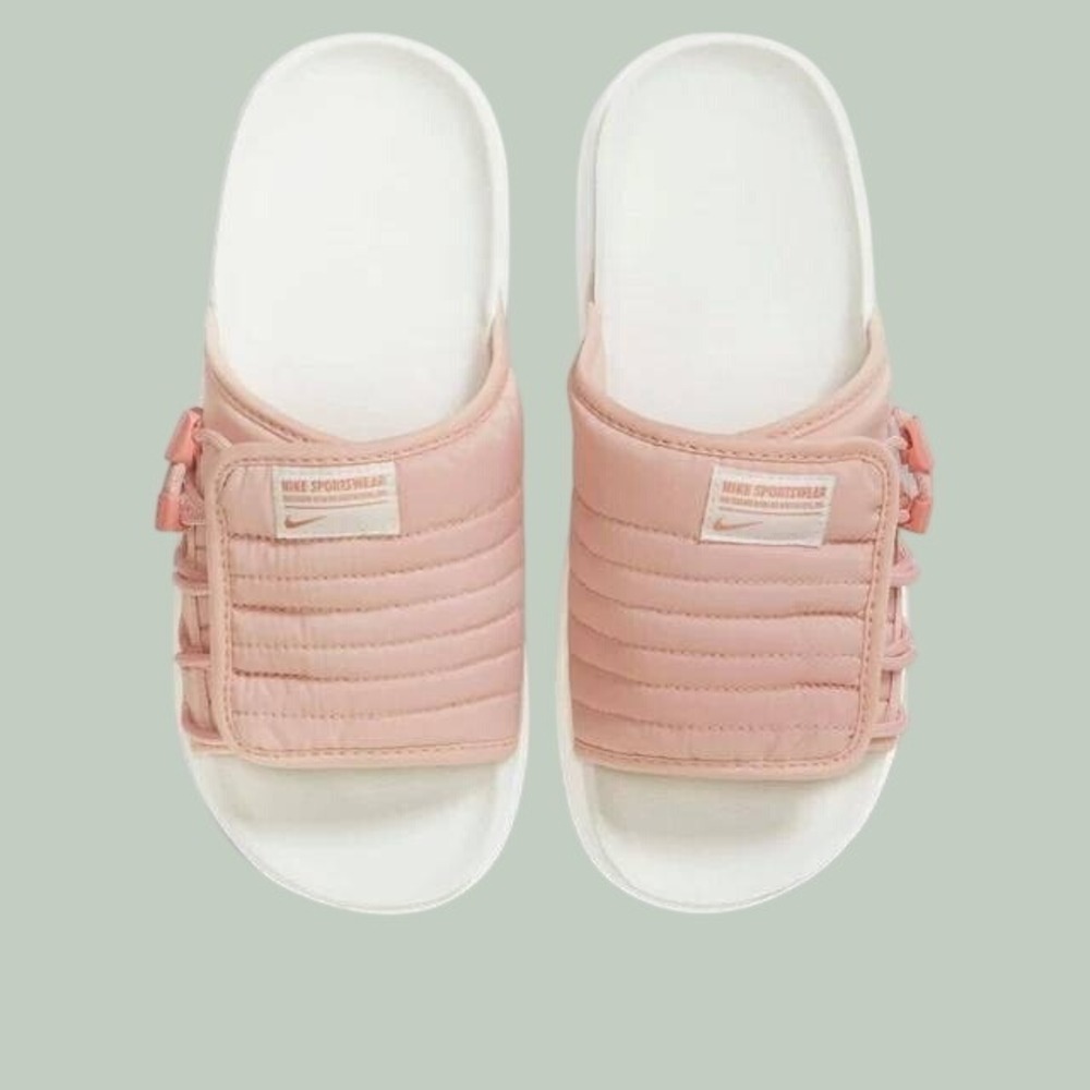 Nike Asuna 2 Slide Sandals Madder Root Coral Chalk Pink Women DX6067-800